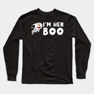 I'm Her Boo Halloween Couples Gifts Long Sleeve T-Shirt